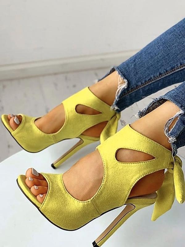 Ladies Print High Heels