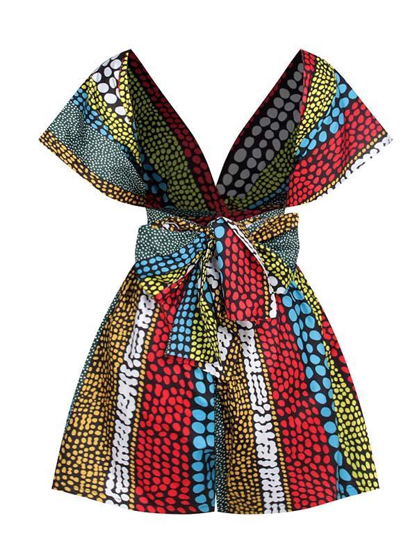 Women's printed DIY multi-wear jumpsuit