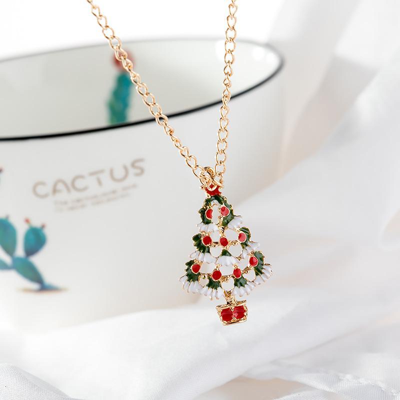 Women's Christmas Tree Necklace