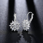 Load image into Gallery viewer, Crystal Snowflake Earrings

