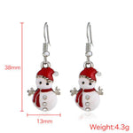Load image into Gallery viewer, Christmas Snowman Earring Necklace
