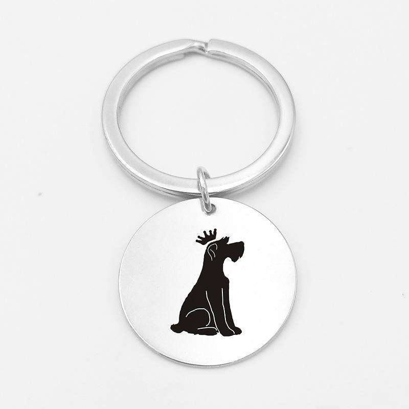 Stainless steel dog pendant
