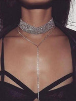 Load image into Gallery viewer, Exaggerated Retro Beam Necklace Multilayer Necklace
