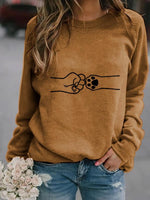 Load image into Gallery viewer, Fist and Dog&#39;s Paw Print Cozy Sweatshirt
