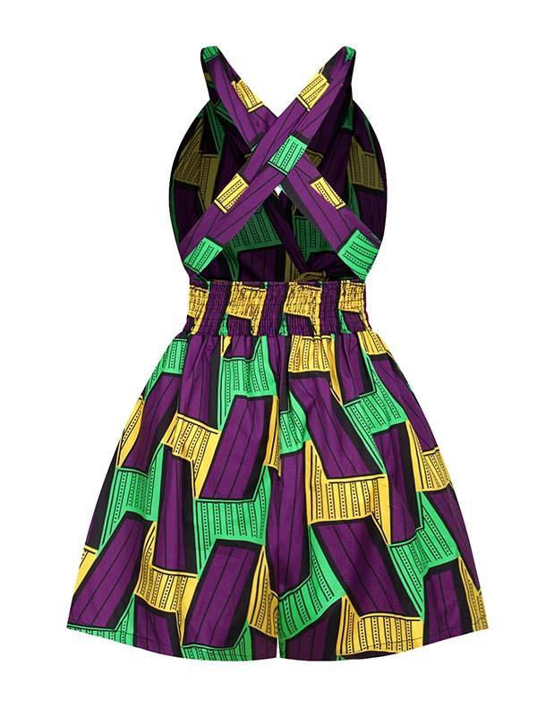 Women's printed DIY multi-wear jumpsuit